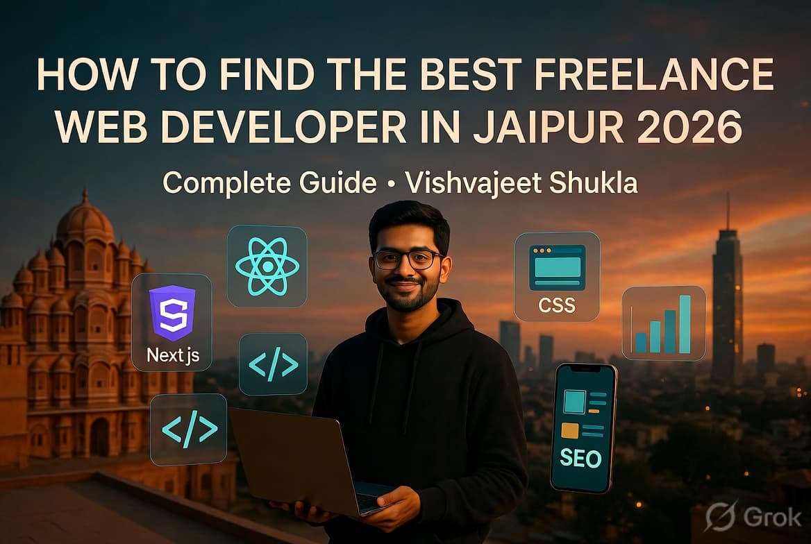 How to Find the Best Freelance Web Developer in Jaipur in 2026 – Complete Guide